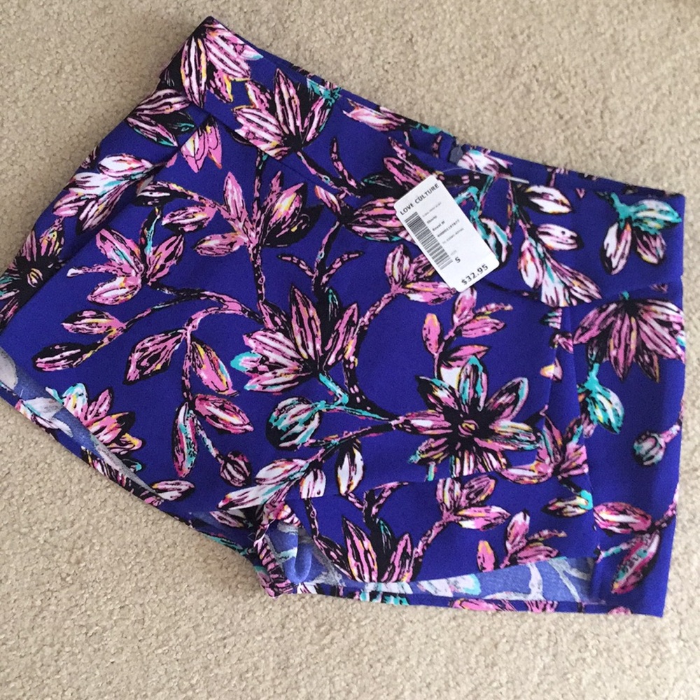 Floral skort